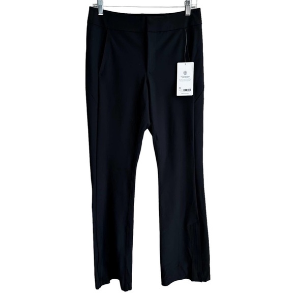 NWT Athleta Stellar Flare Trouser Black 8 - Picture 2 of 10
